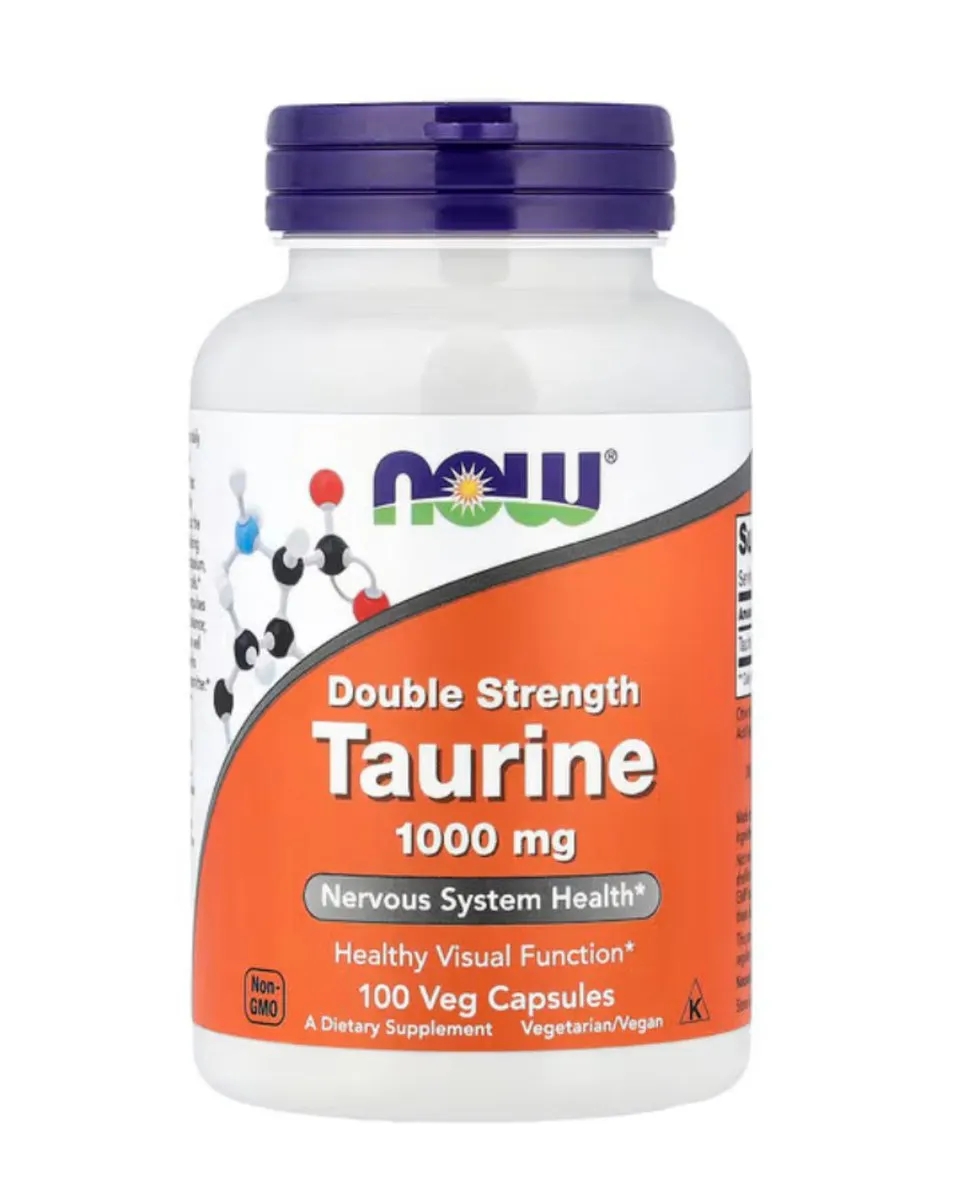 Overview graphic introducing taurine and its role in the brain and nervous system